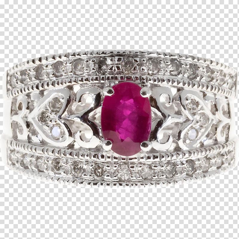 Ruby Ring Diamond Carat Cocktail, ruby transparent background PNG clipart