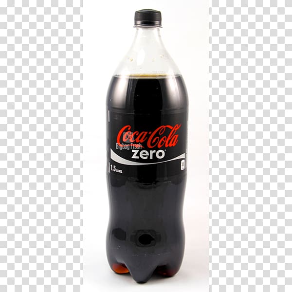 Coca-Cola Zero Sugar Glass bottle, coca cola transparent background PNG clipart