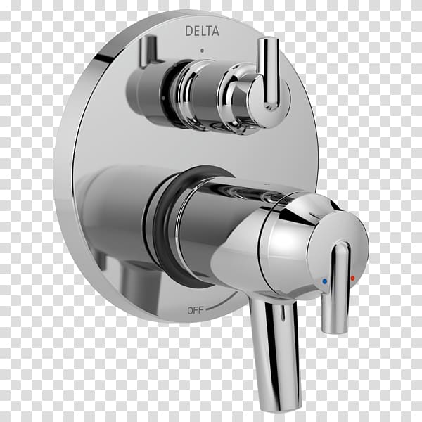 Shower Tap Bathtub Pressure-balanced valve Thermostatic mixing valve, shower transparent background PNG clipart