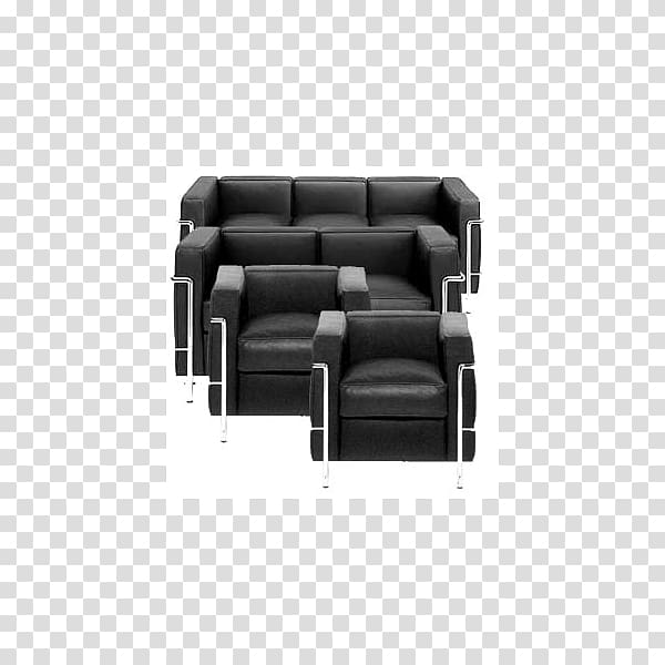 Bauhaus Recliner Chaise Longue Couch Furniture, Le corBusier transparent background PNG clipart