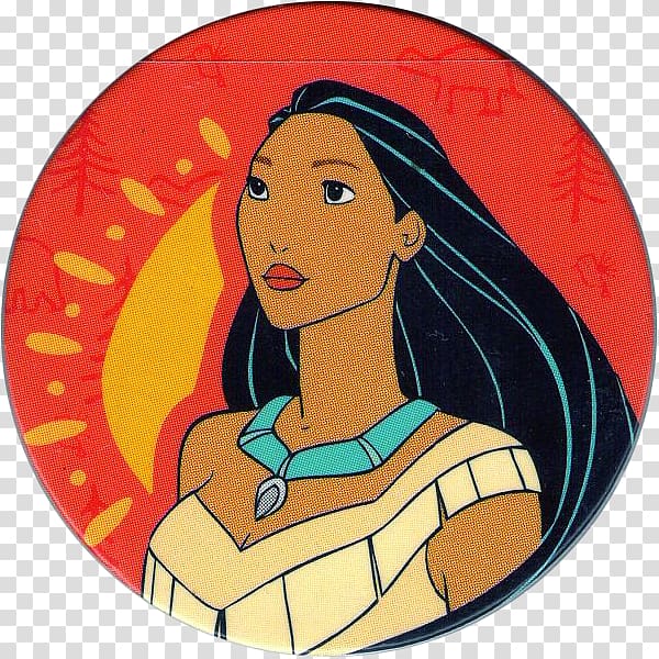 Disney\'s Pocahontas Milk caps Film Animation, pocahontas transparent background PNG clipart
