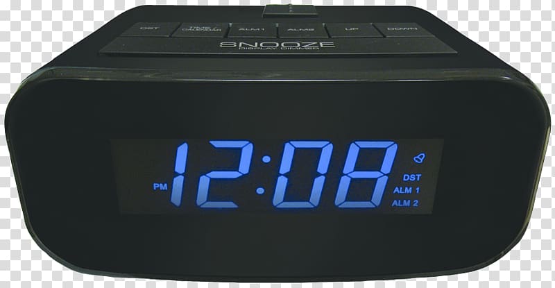 Alarm Clocks Digital clock Liquid-crystal display , clock transparent background PNG clipart