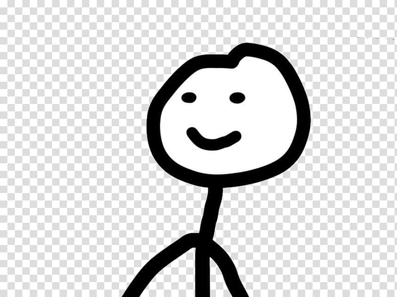 Stick figure Drawing Happiness Meme, meme, face, smiley, sticker png