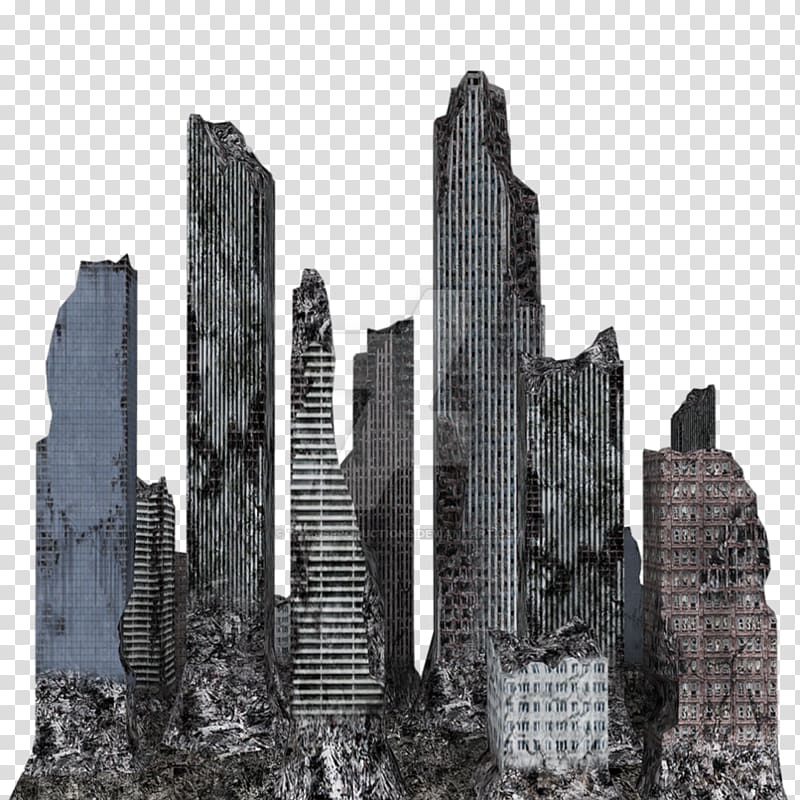 broken city skyline illustration, New York City Building Skyline, backdrop transparent background PNG clipart