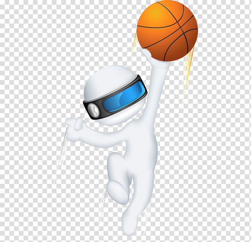 Football player Sport Athlete, Creative play basketball transparent background PNG clipart