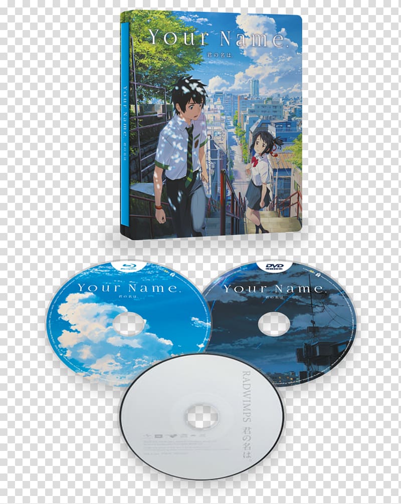 Blu-ray disc DVD Anime Limited United Kingdom Zavvi, Your Name anime transparent background PNG clipart