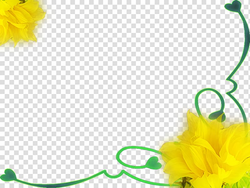 Art sunflower m Floral design, powerdirector transparent background PNG clipart