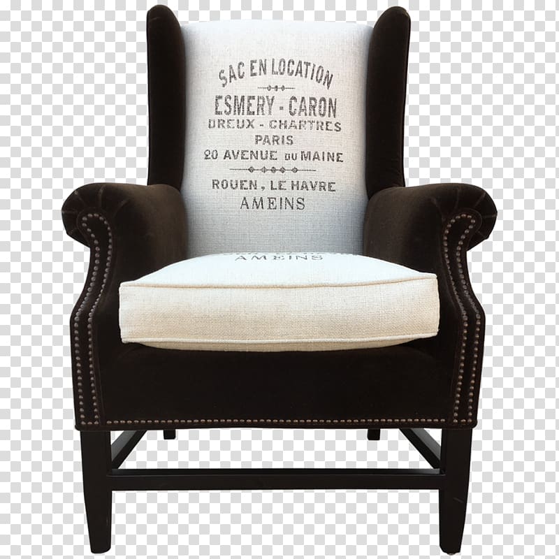 Wing chair Armrest, chair transparent background PNG clipart