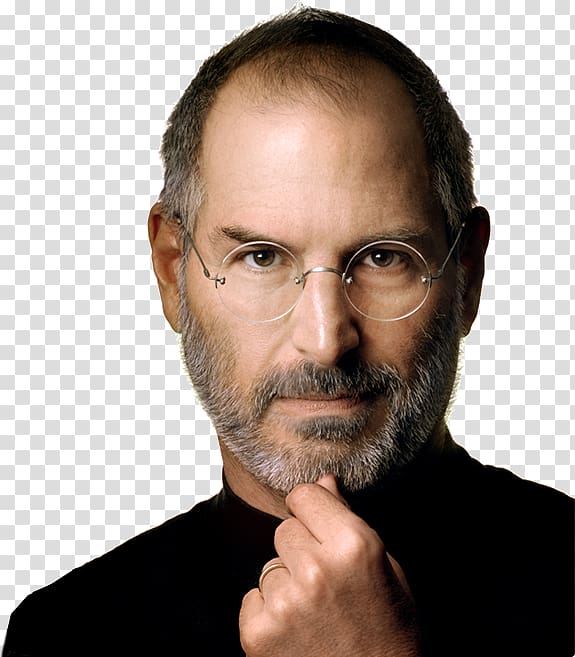 Steve Jobs, Steve Jobs Face transparent background PNG clipart