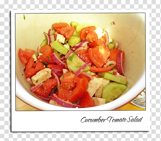 Vegetarian cuisine Salad Vegetable Recipe Fruit, tomato salad transparent background PNG clipart