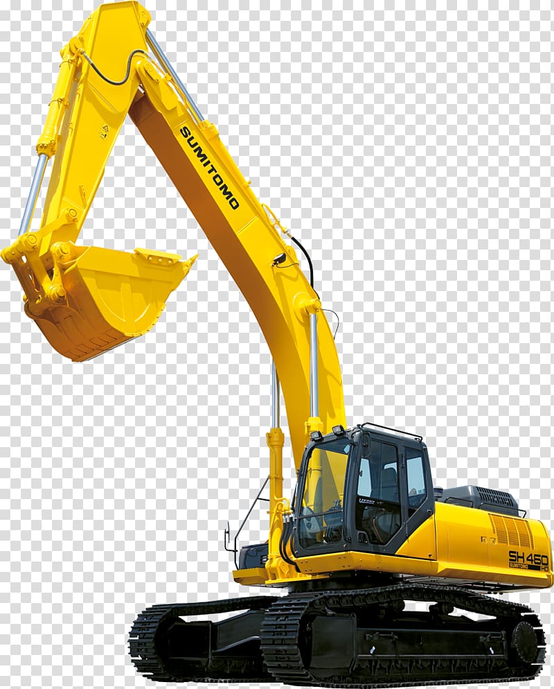 Caterpillar Inc. Excavator Heavy Machinery Sumitomo Group Architectural engineering, excavator transparent background PNG clipart