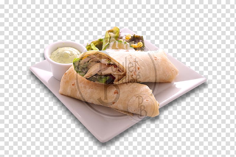 Wrap Saltimbocca Chicken as food Taquito Spring roll, salad transparent background PNG clipart