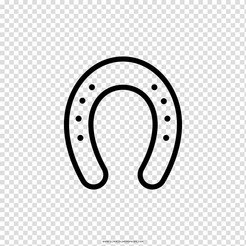 Horseshoe Drawing Coloring book, horse transparent background PNG clipart