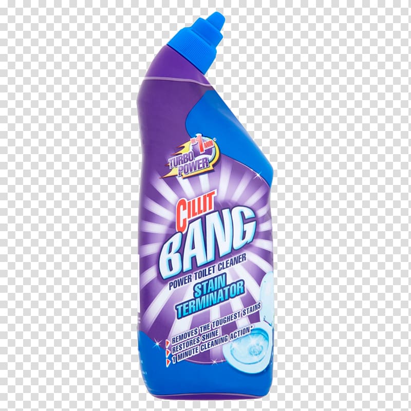 Bleach Cillit Bang Toilet Stain Cleaner, put the product transparent background PNG clipart