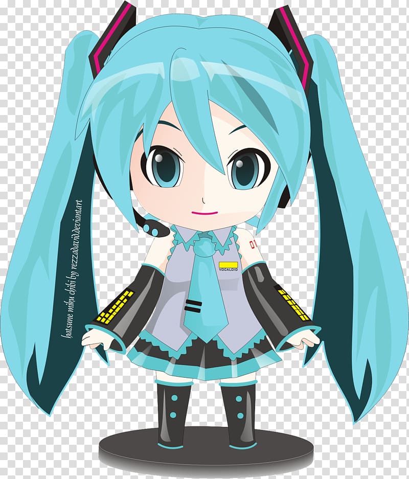 Hatsune Miku Chibi Vocaloid, hatsune miku transparent background PNG clipart