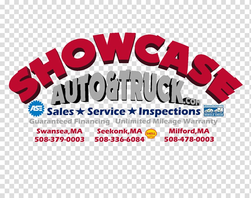 Showcase Auto & Truck Logo Brand Font Product, Car Sale Advertisement transparent background PNG clipart