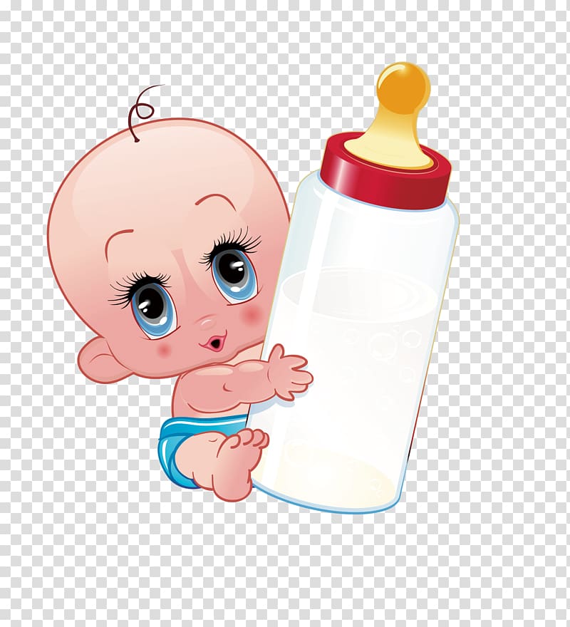Infant Baby bottle Child Es, Baby take the bottle transparent