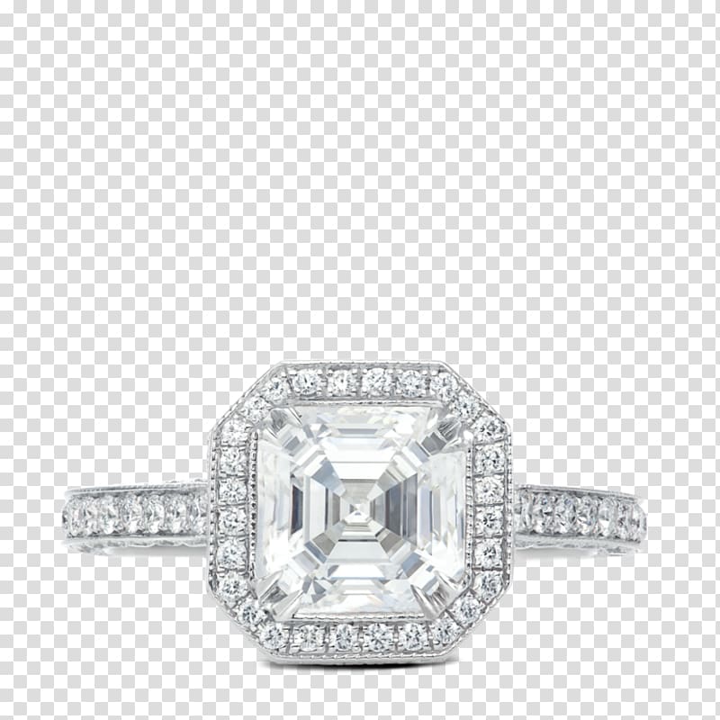 Steven Kirsch Inc Ring Diamond Asscher Gold, ring transparent background PNG clipart