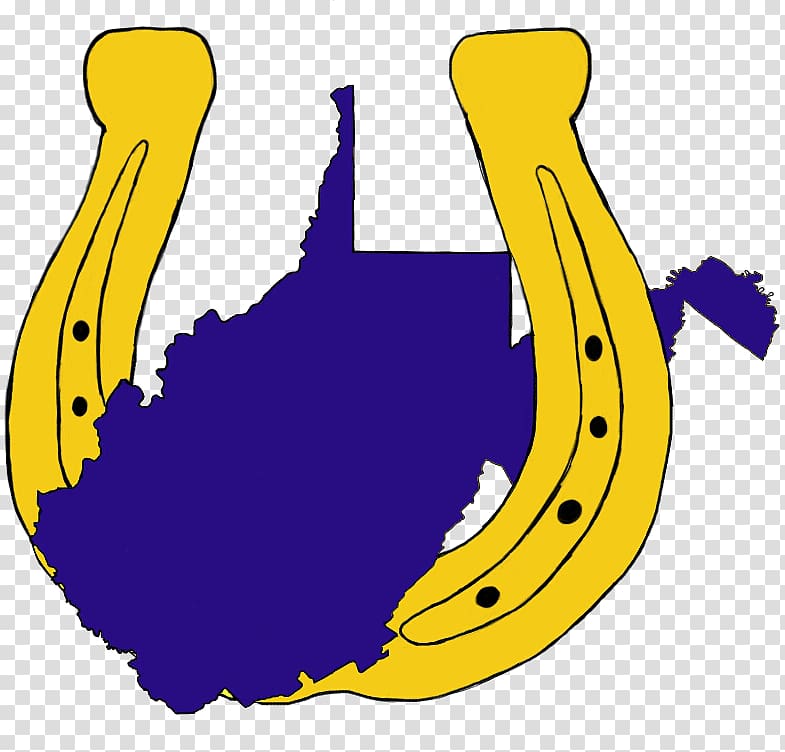 Flag of West Virginia Map , Of Horse Shoe transparent background PNG clipart