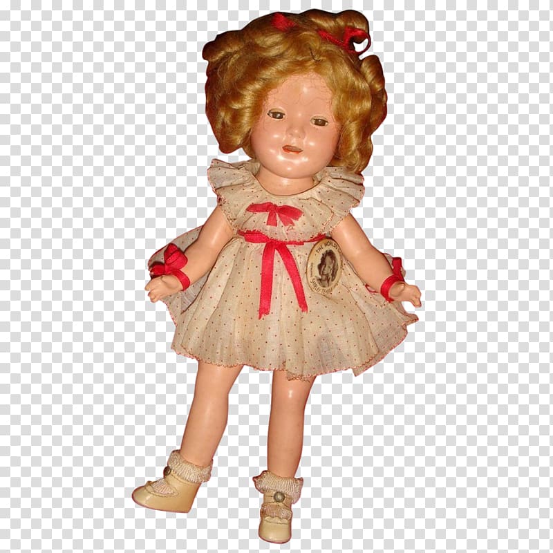 Shirley Temple Composition doll Toy American Girl, doll transparent background PNG clipart