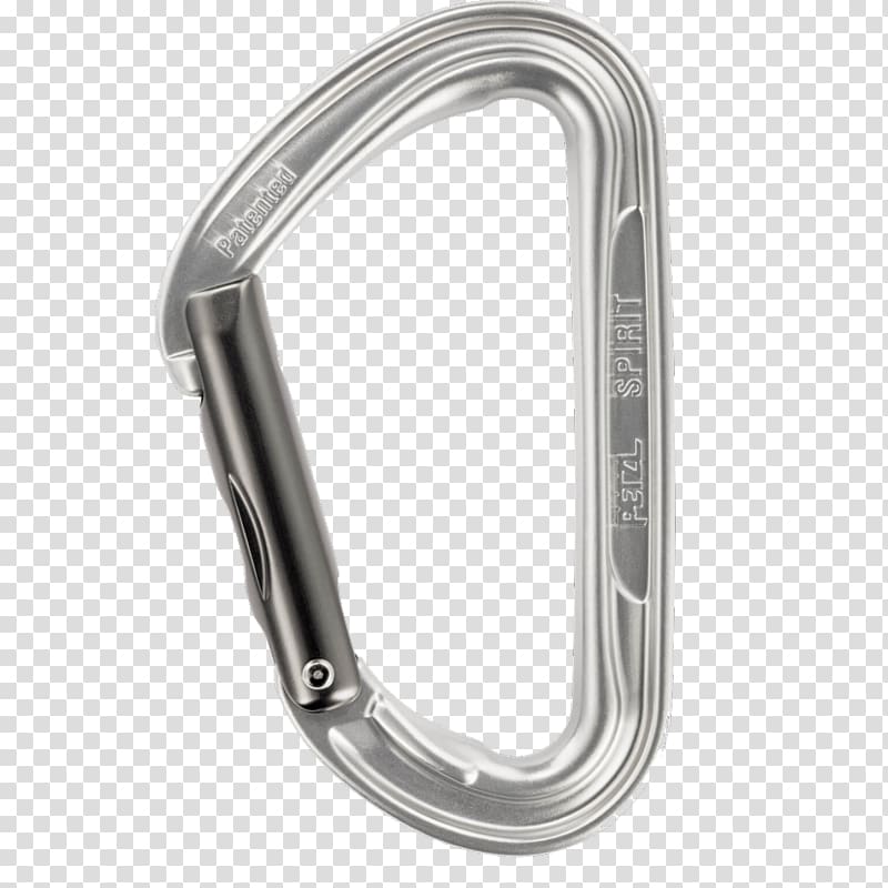 Carabiner Quickdraw Petzl Rock climbing, others transparent background PNG clipart