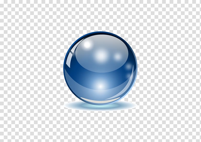 Sphere Euclidean Glass, Blue glass balls transparent background PNG ...