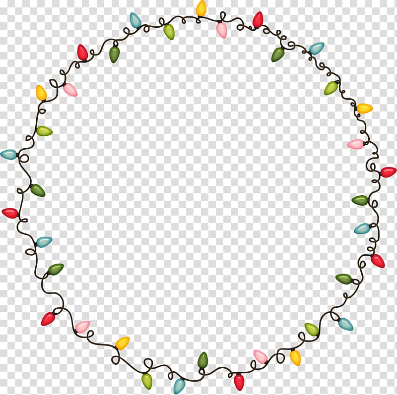 Garland New Year , necklace transparent background PNG clipart
