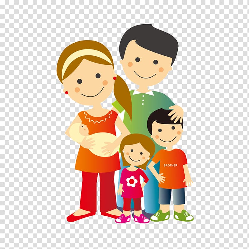 Family, happy family transparent background PNG clipart | HiClipart