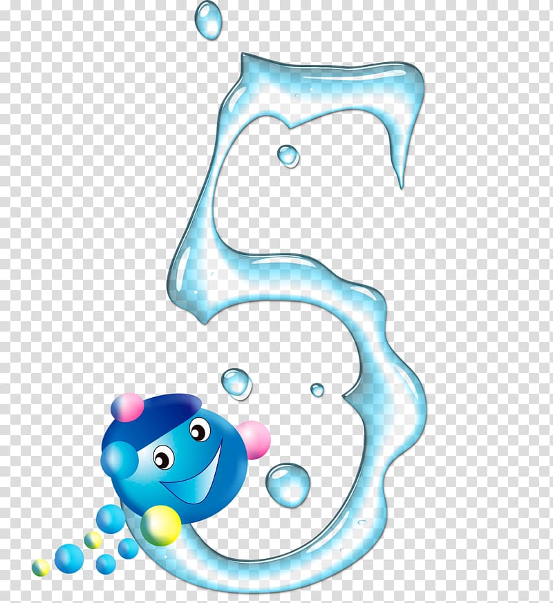 Drop Number Music , 5 transparent background PNG clipart