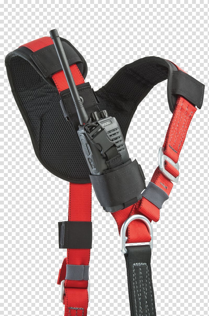 Climbing Harnesses Gun Holsters Safety harness Strap Personal protective equipment, radio transparent background PNG clipart