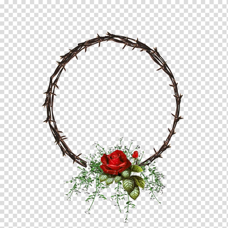 Flower Floral design Wreath Floristry 0, circle frame transparent background PNG clipart