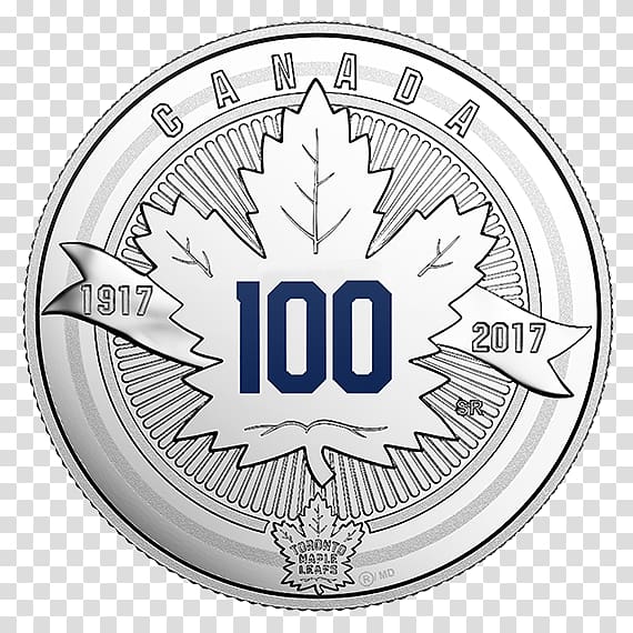 2017–18 Toronto Maple Leafs season National Hockey League Canada Coin, 100 anniversary transparent background PNG clipart