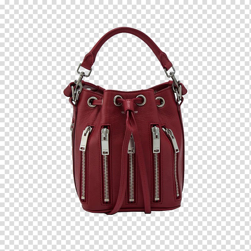 Hobo bag Yves Saint Laurent Handbag, Red women bag transparent background PNG clipart