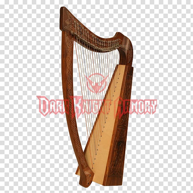 Celtic harp Lyre Musical Instruments, harp transparent background PNG clipart