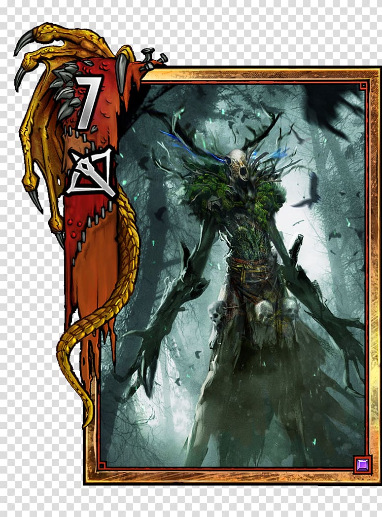Gwent: The Witcher Card Game The Witcher 3: Wild Hunt Leshy Spirit The Art of the Witcher: Gwent Gallery Collection, monster transparent background PNG clipart