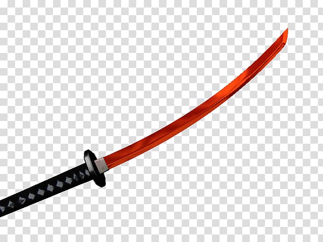 Sword Katana Blade Red Weapon, Sword transparent background PNG clipart