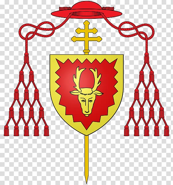 Cardinal Coat of arms Papal consistory Bishop Catholicism, Louis Iii Cardinal Of Guise transparent background PNG clipart