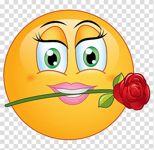 EmojiWorld Emoticon Valentine's Day Valentine gift, flirty face transparent background PNG clipart