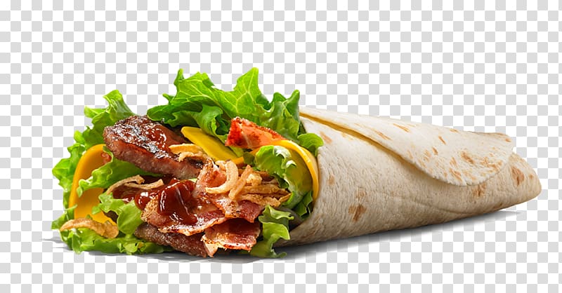 Korean taco Hamburger Whopper Burrito Shawarma, barbecue transparent background PNG clipart