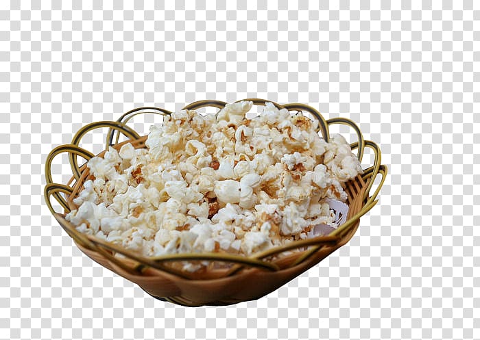 Popcorn Kettle corn Food, Delicious popcorn transparent background PNG clipart