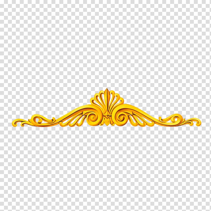 Golden transparent background PNG clipart