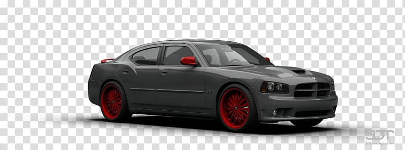 2007 Dodge Charger Mid-size car Tire, car transparent background PNG clipart