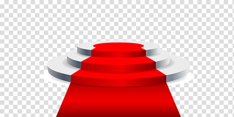 Red carpet Red carpet, Circular stage red carpet transparent background PNG clipart