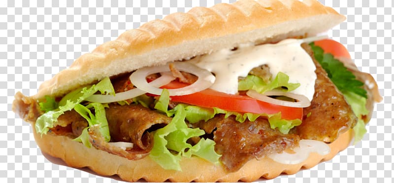 Doner kebab Gyro French fries Fast food, kebab transparent background PNG clipart