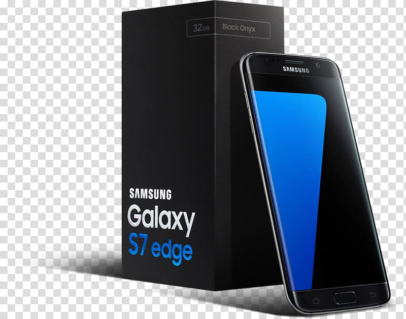 Samsung GALAXY S7 Edge 4G 32 gb black, samsung transparent background PNG clipart