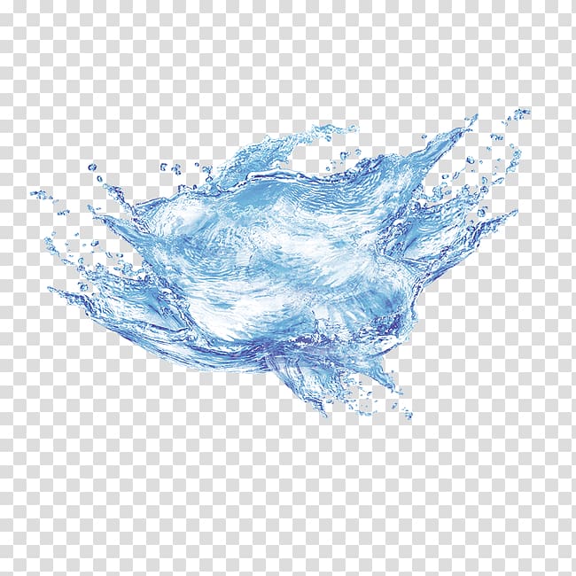 Water Splash , Blue water drops water waves element transparent background PNG clipart