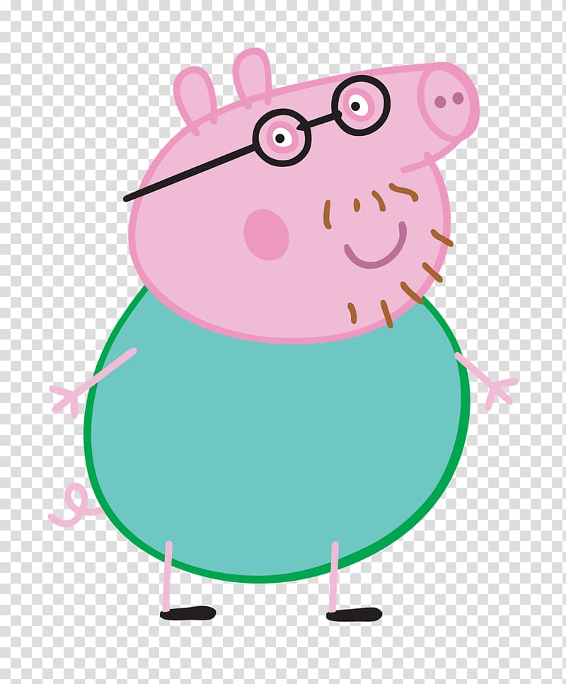 Daddy Pig , pig transparent background PNG clipart