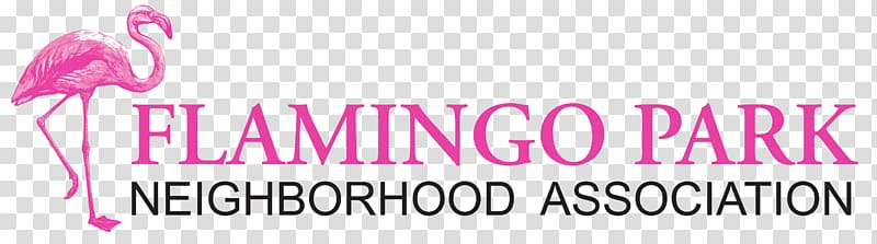 Neighbourhood Flamingo/Lummus Neighborhood association Logo, flamingo transparent background PNG clipart