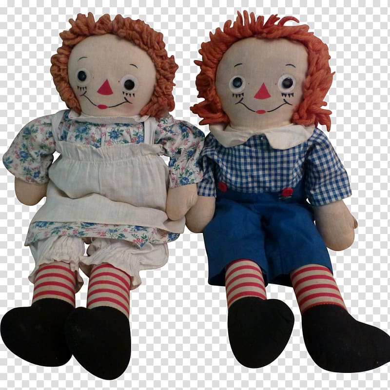 Raggedy Ann & Andy Plush Doll Stuffed Animals & Cuddly Toys, doll transparent background PNG clipart