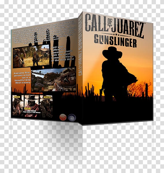 Call of Juarez: Bound in Blood PlayStation 3 Video game Advertising, Call BOX transparent background PNG clipart